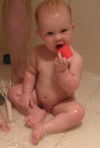 Even a shower can be a chance to communicate my needs!!